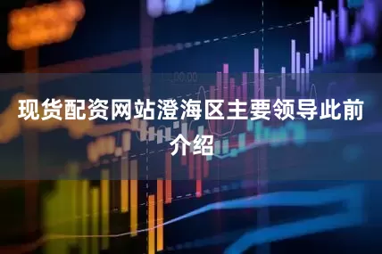 现货配资网站澄海区主要领导此前介绍